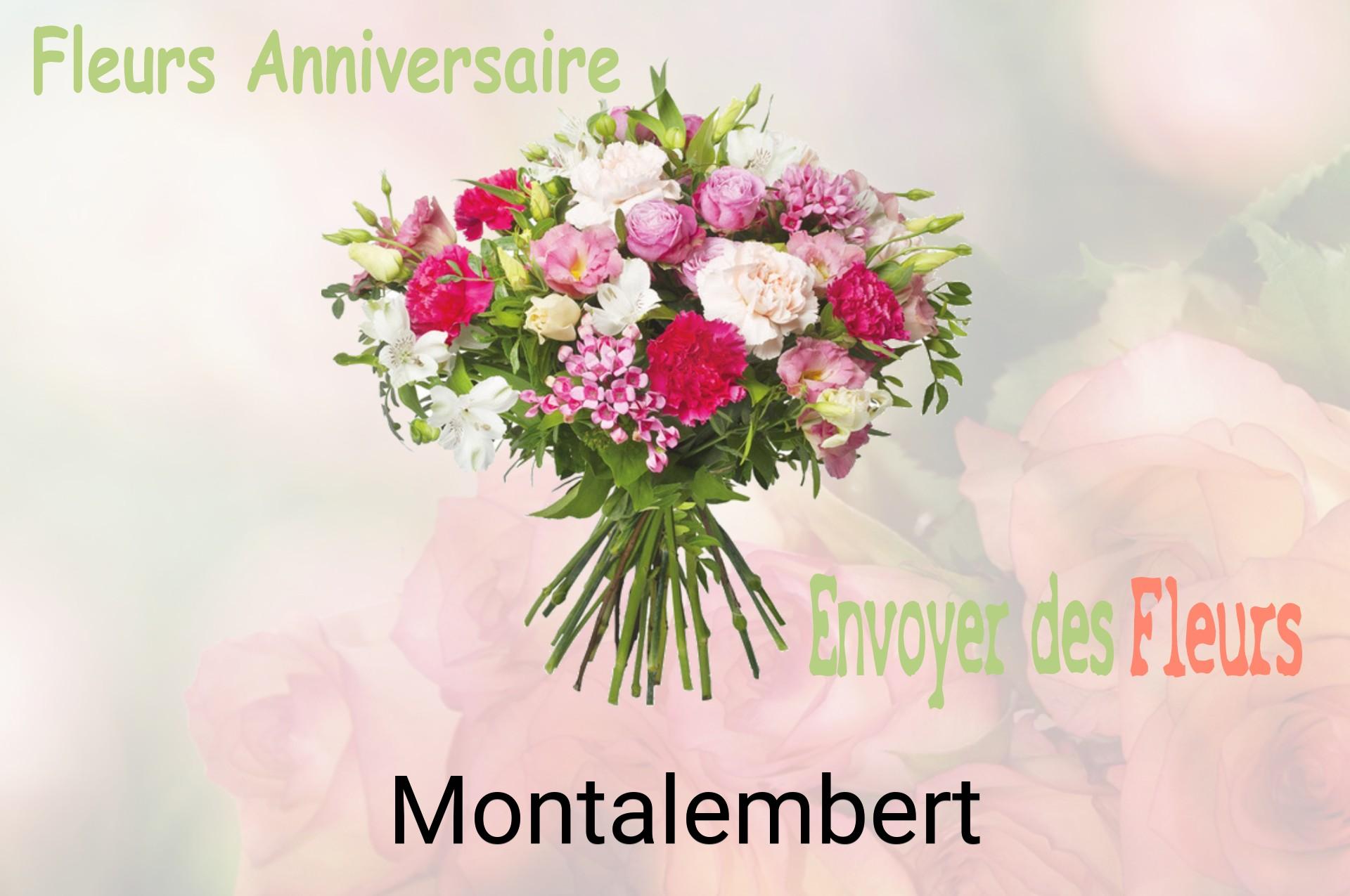 Bouquet de fleurs d’anniversaire livré à Montalembert