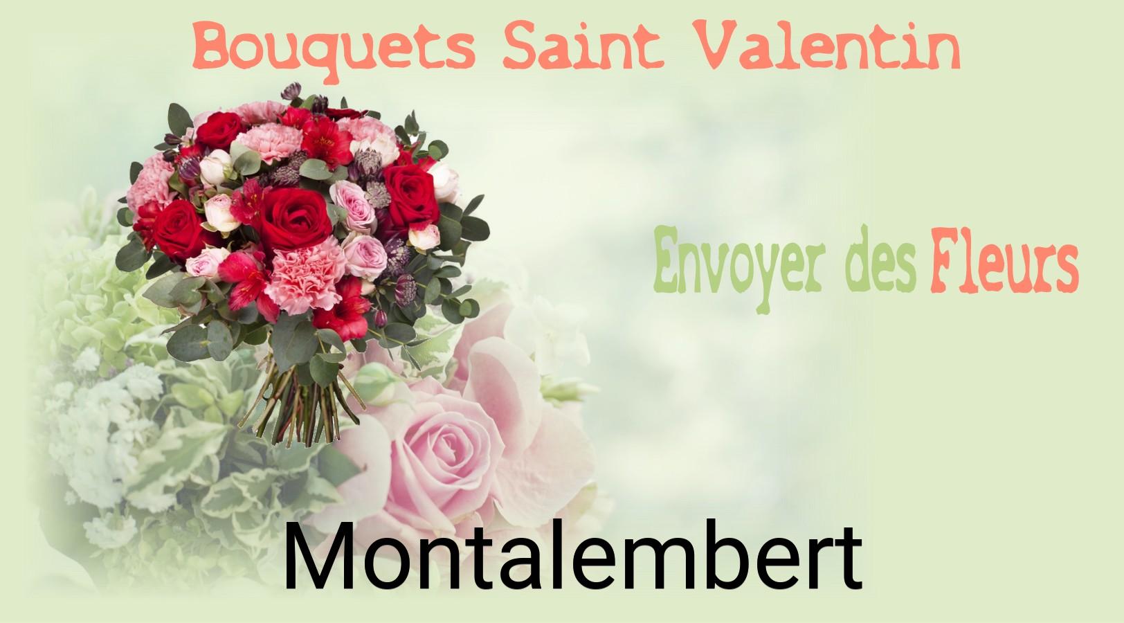 Roses de Saint-Valentin livrées à Montalembert